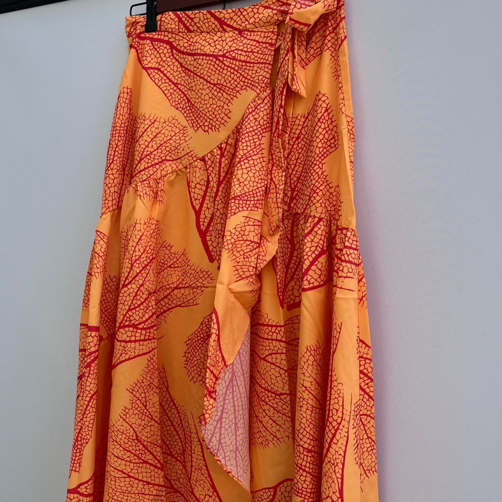 NWT Anthropologie Hutch Printed Wrap Maxi Skirt - Picture 9 of 15